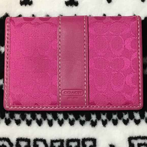 Coach Bags Double Id Card Holder Coach Pink Poshmark